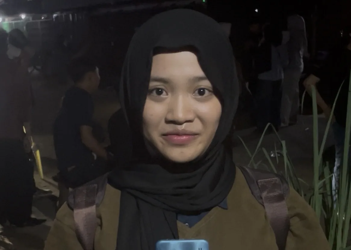 "Nazwa Salma mahasiswa Administrasi Publik Untan berikan tanggapan terkait dokumenter Pesta Babi."