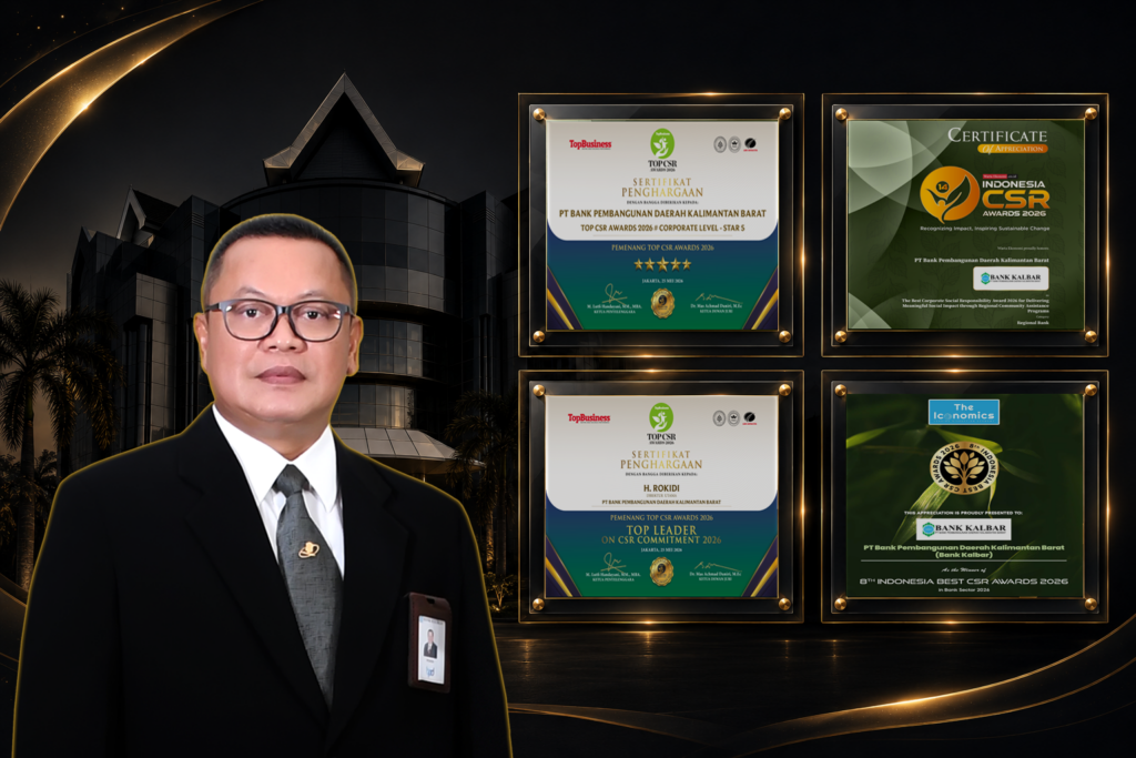 Bank Kalbar Raih Tiga Penghargaan CSR Nasional dalam Sebulan