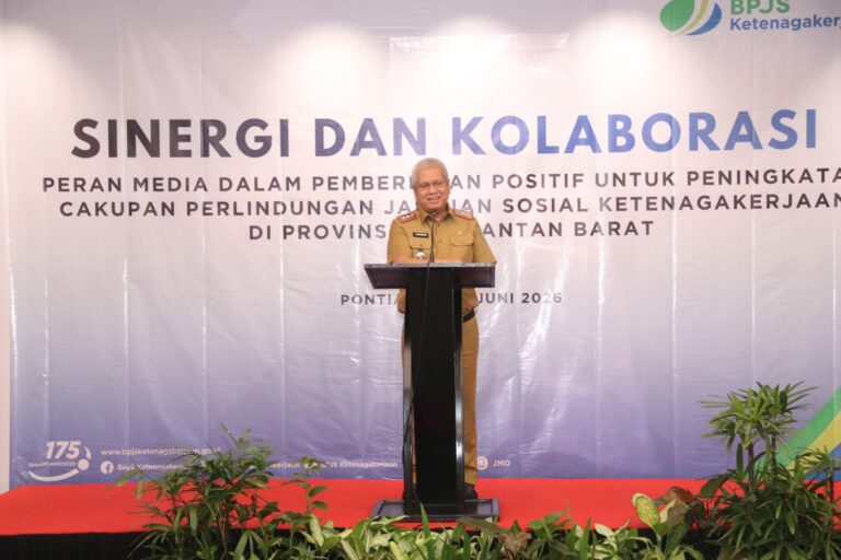 "Pemprov Kalbar mencatat cakupan kepesertaan BPJS Ketenagakerjaan baru mencapai 27 persen. Sekda Harisson gandeng AMSI untuk perluas jaminan sosial pekerja media dan informal."
