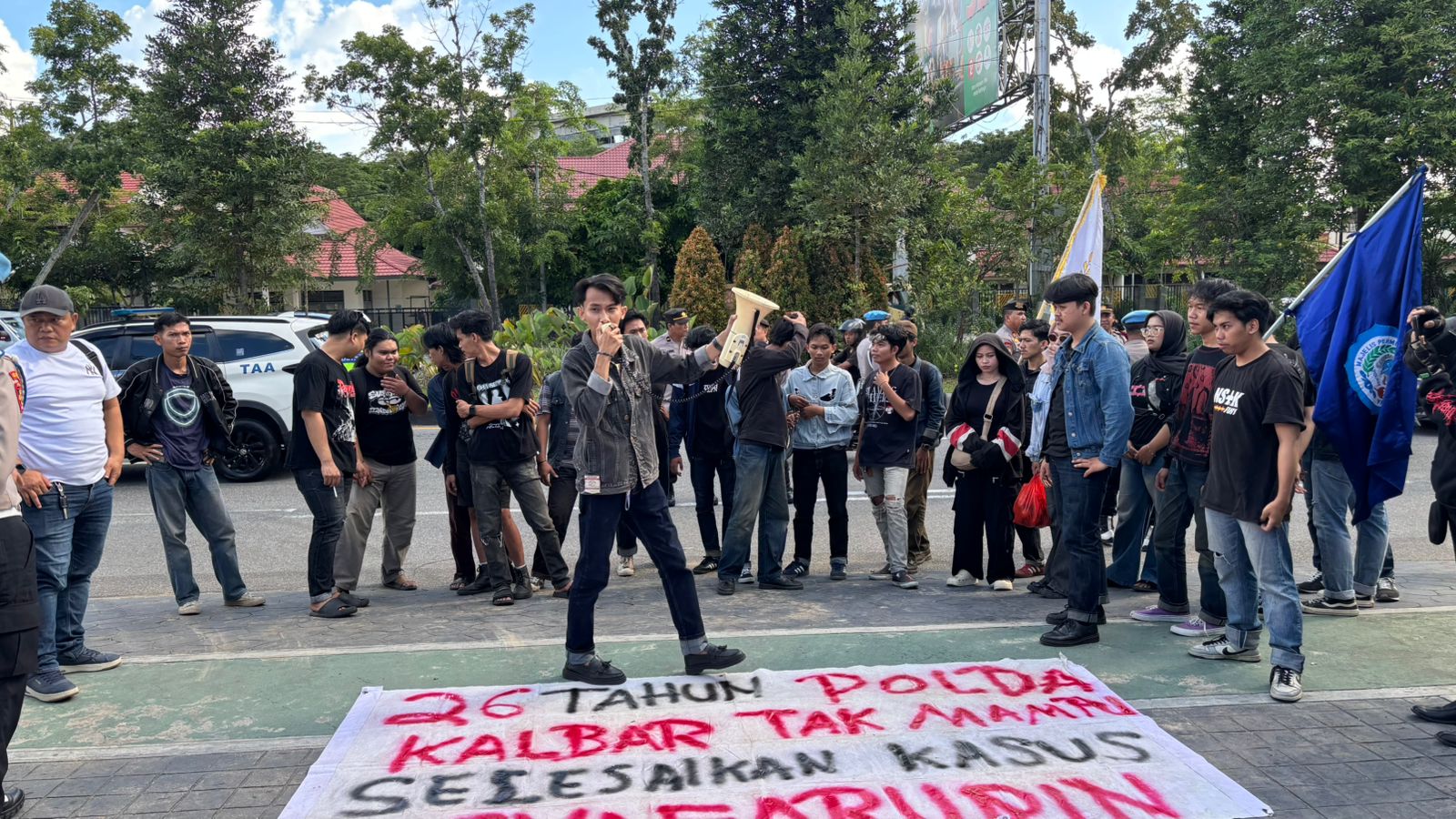 Demo 26 Tahun Tragedi Syafarudin, Polda Kalbar Sebut Laporan Tak Tercatat