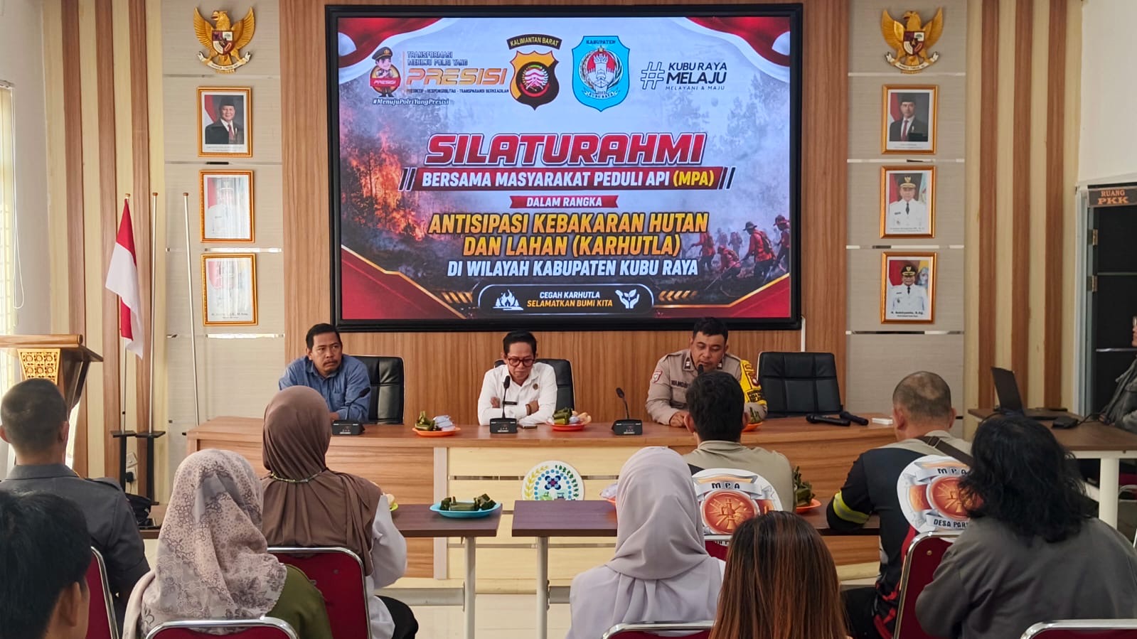 Masuk Zona Merah Karhutla, Polsek Sungai Raya Minta Warga Laporkan Pelaku Pembakar Lahan