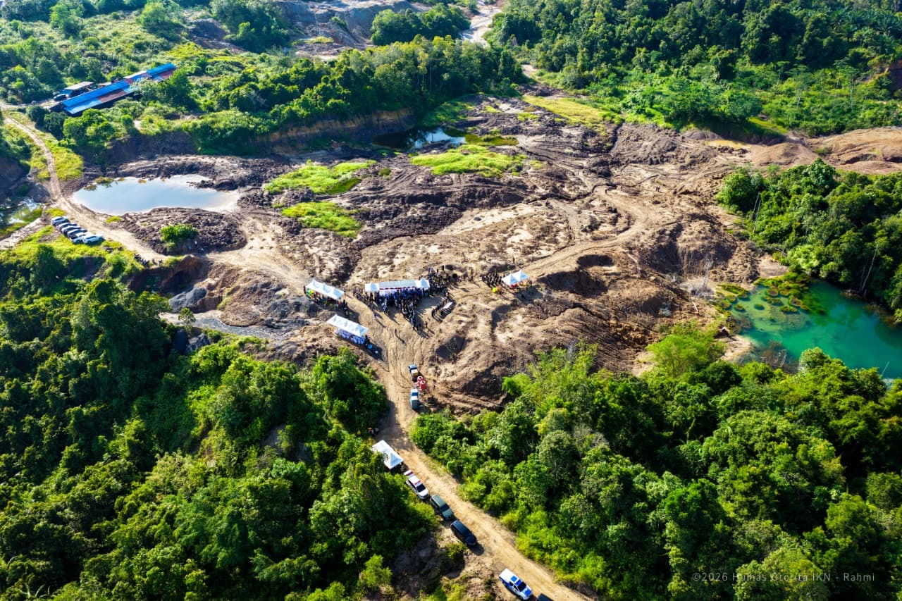 Otorita IKN Pulihkan Lahan Bekas Tambang Ilegal di Tahura Bukit Soeharto