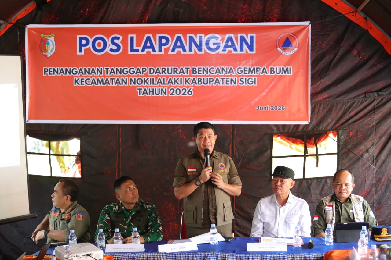 Pascagempa Sigi, BNPB Antisipasi Risiko Banjir Bandang di 24 Titik Longsor