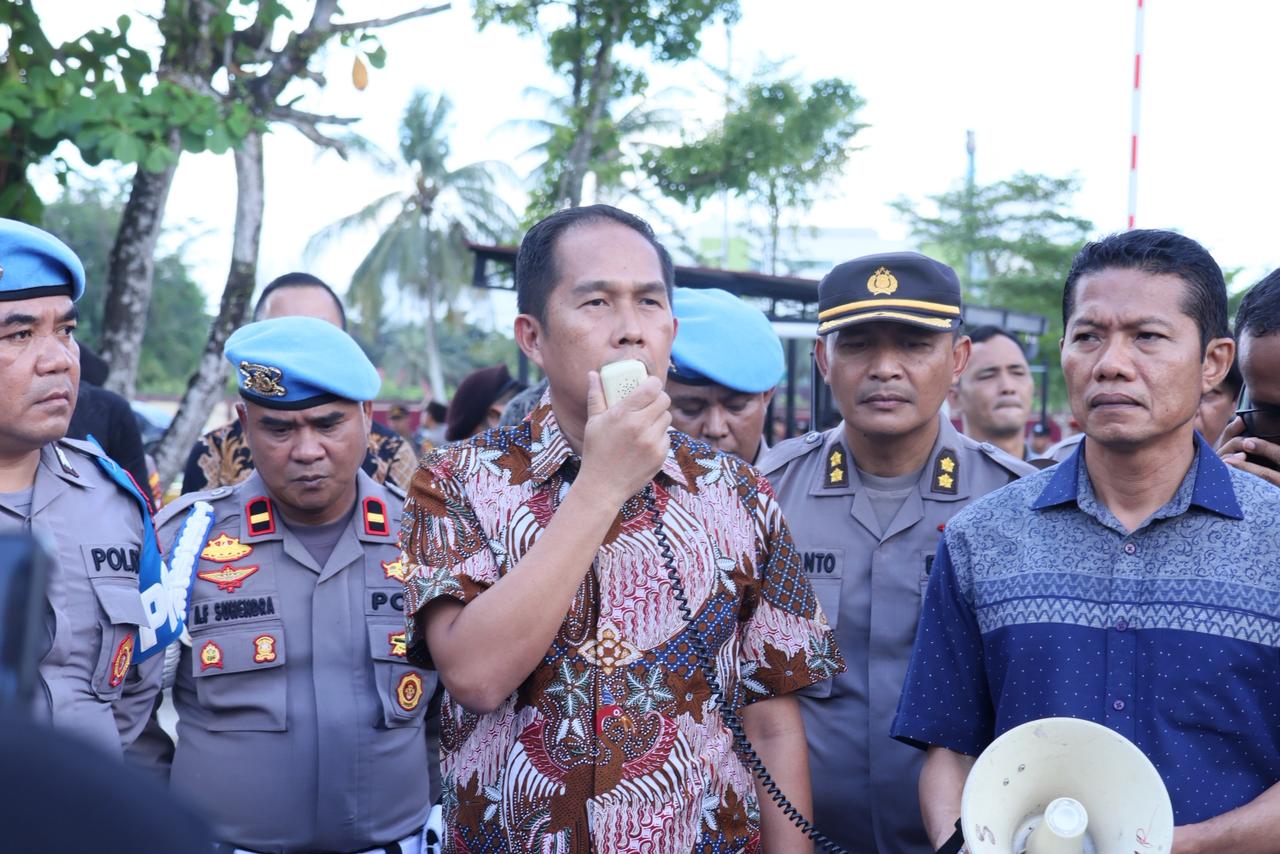 Polda Kalbar Kawal Aksi Mahasiswa Peringati Tragedi Syafarudin