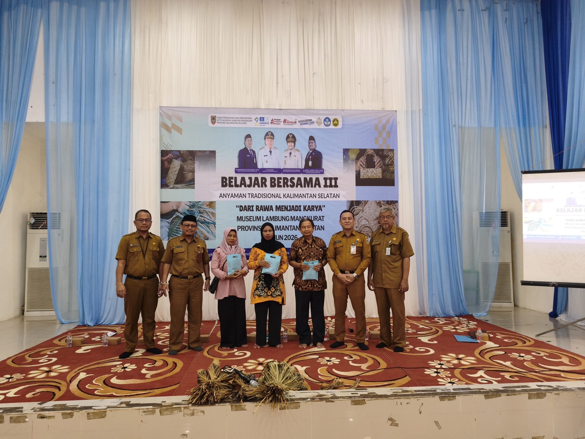 Revitalisasi Tradisi Banjar, Museum Lambung Mangkurat Gelar Edukasi Kerajinan Purun