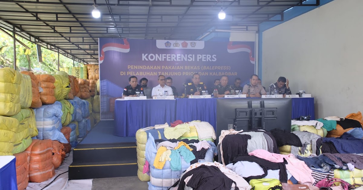 Sita 2.060 Balepress Senilai Rp16 Miliar, Bea Cukai Kalbagbar Belum Tetapkan Tersangka