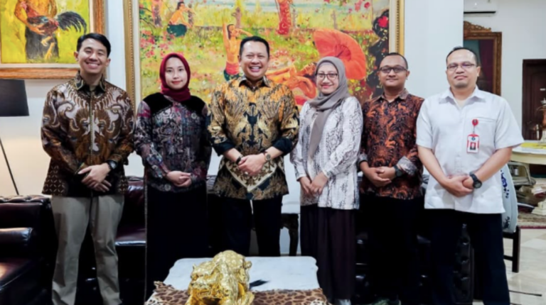 Bambang soesatyo menerima audiensi tim riset ui membahas masa depan ikn di jakarta