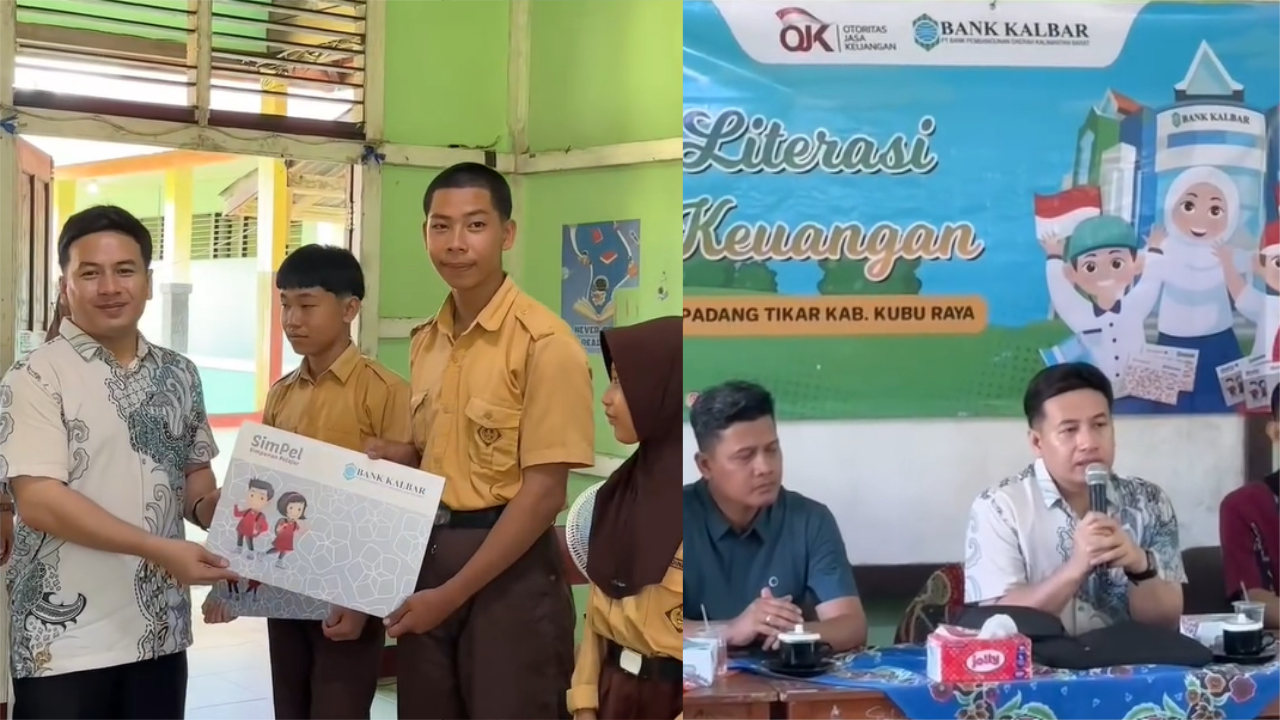 Dorong Pengelolaan Keuangan Bijak, Bank Kalbar dan OJK Edukasi Masyarakat Batu Ampar