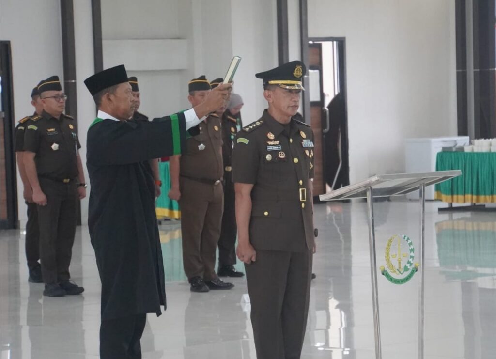 Tangani Perkara Koneksitas, Kejati Kalbar Lantik Agus Subur Mudjiono Jadi Aspidmil Baru