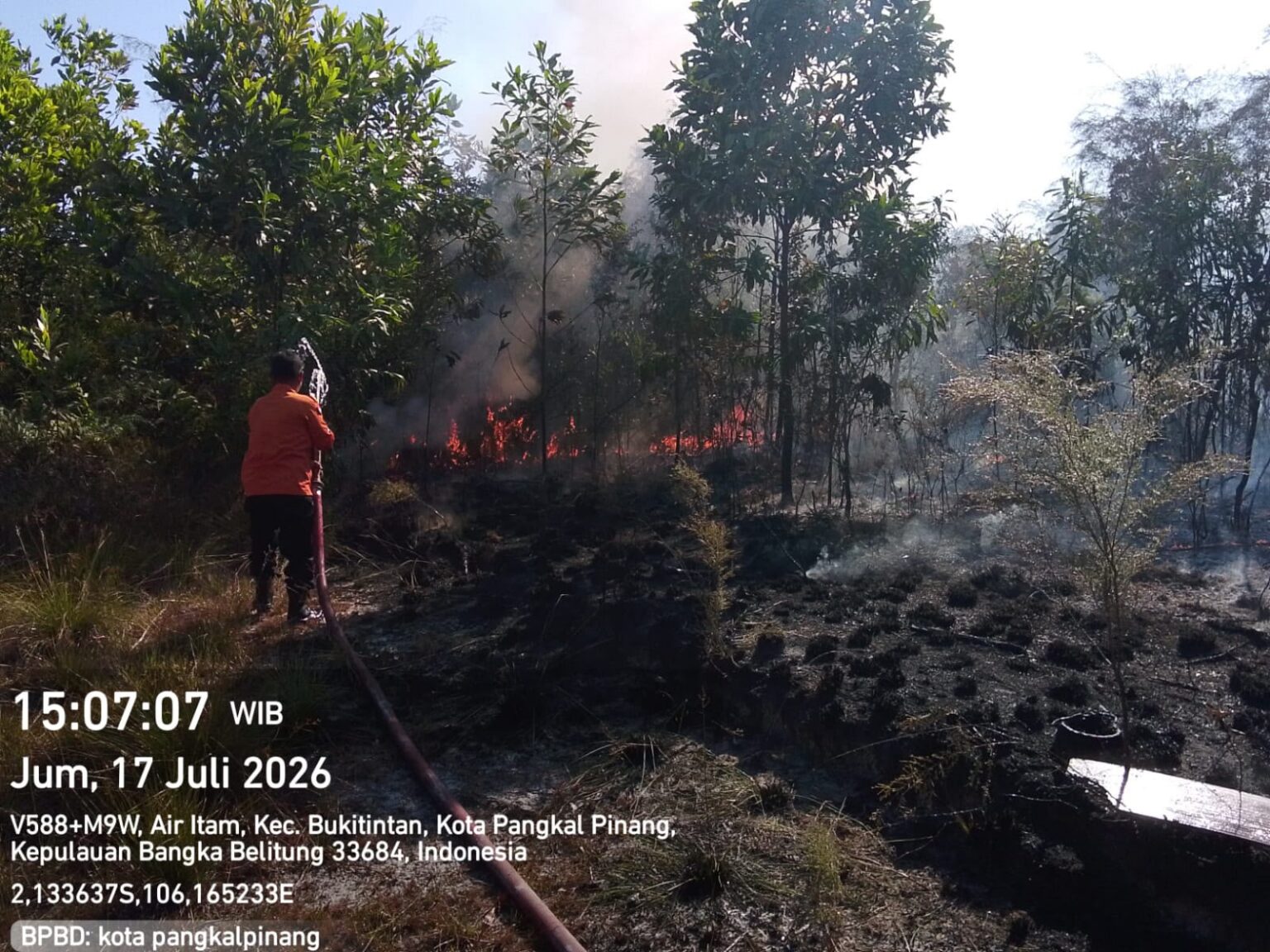 Karhutla di Nagan Raya Meluas, 1.507 Jiwa Terisolasi di Krayan Nunukan
