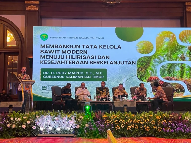 "Pemprov Kaltim merumuskan 5 pilar strategi modernisasi industri sawit dan percepatan hilirisasi pada workshop nasional AKPSI 2026 di Jakarta."