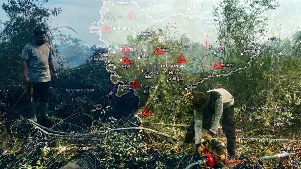 Upaya Penanganan Karhutla di Kalimantan Barat Terus Dilakukan di Tengah Meluasnya Titik Panas