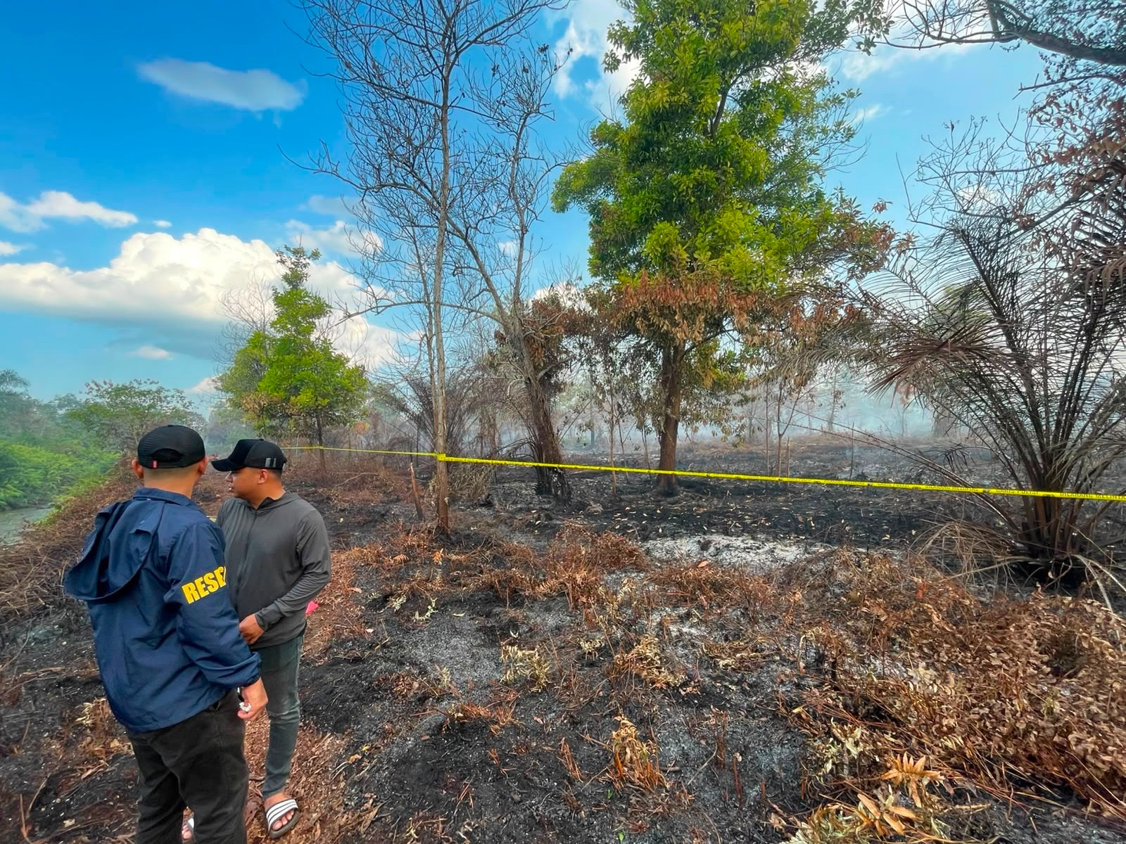 Penyebab Karhutla Diusut, Polisi Segel 2 Hektare Lahan Terbakar di Kubu Raya