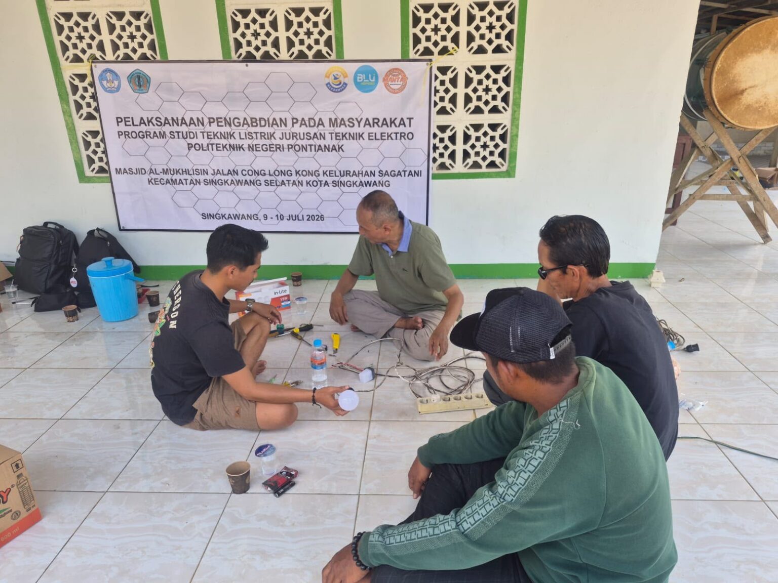 Tekan Biaya Operasional, Masjid Al-Mukhlisin Singkawang Terapkan Otomasi Hemat Energi