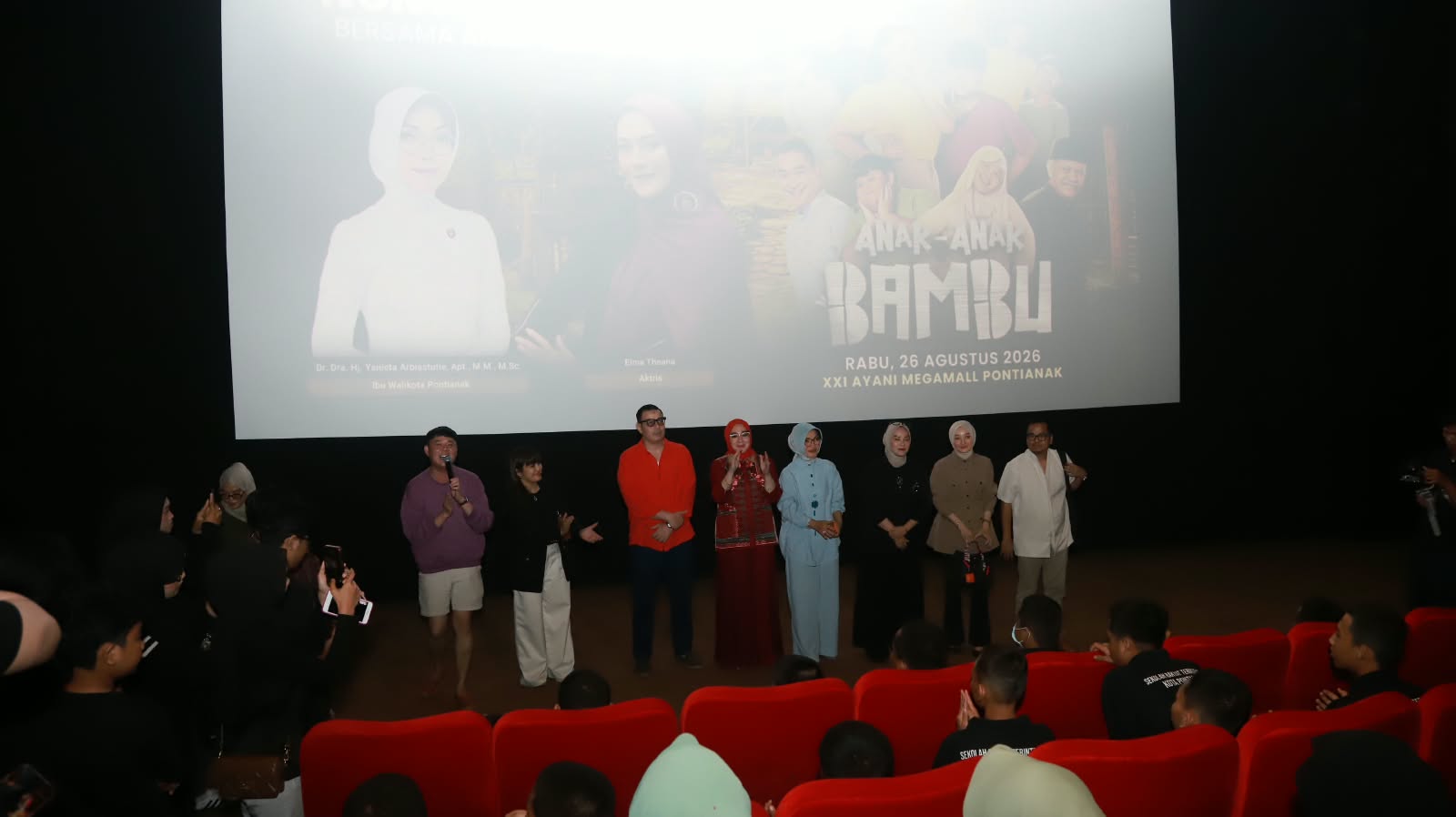 PKK Pontianak Ajak 286 Anak Panti Asuhan Nonton Bareng Film Anak-anak Bambu