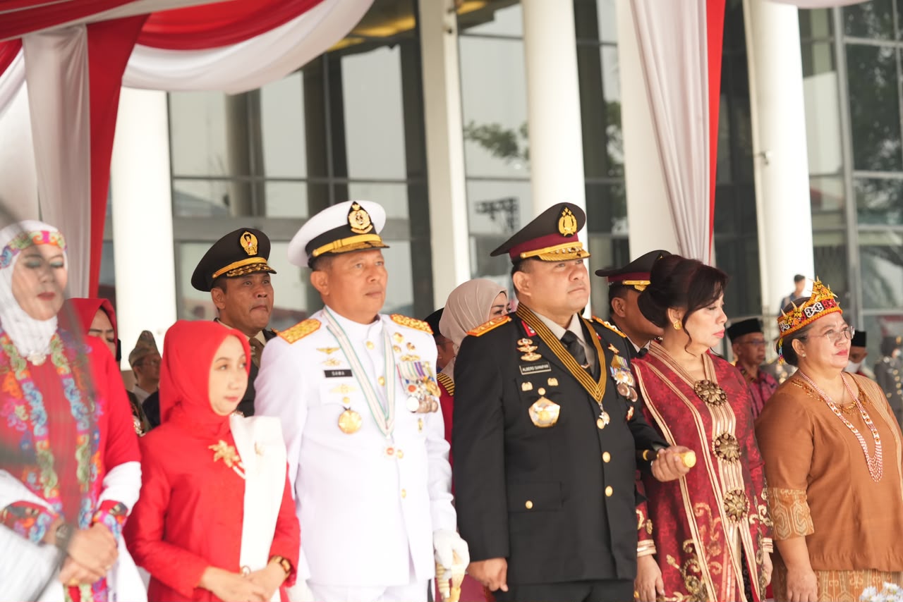 Forkopimda Kalbar Gelar Upacara HUT ke-81 RI di Kantor Gubernur