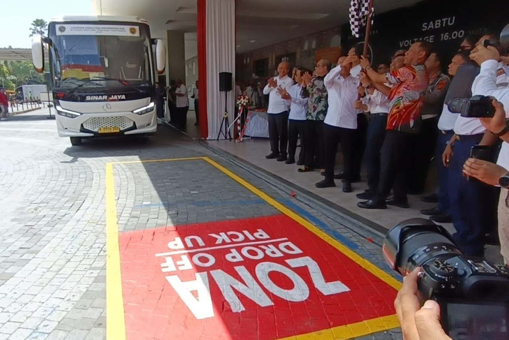 Integrasikan Rute Balikpapan-Nusantara, BPTD Kaltim Resmikan Titik Naik-Turun Bus IKN