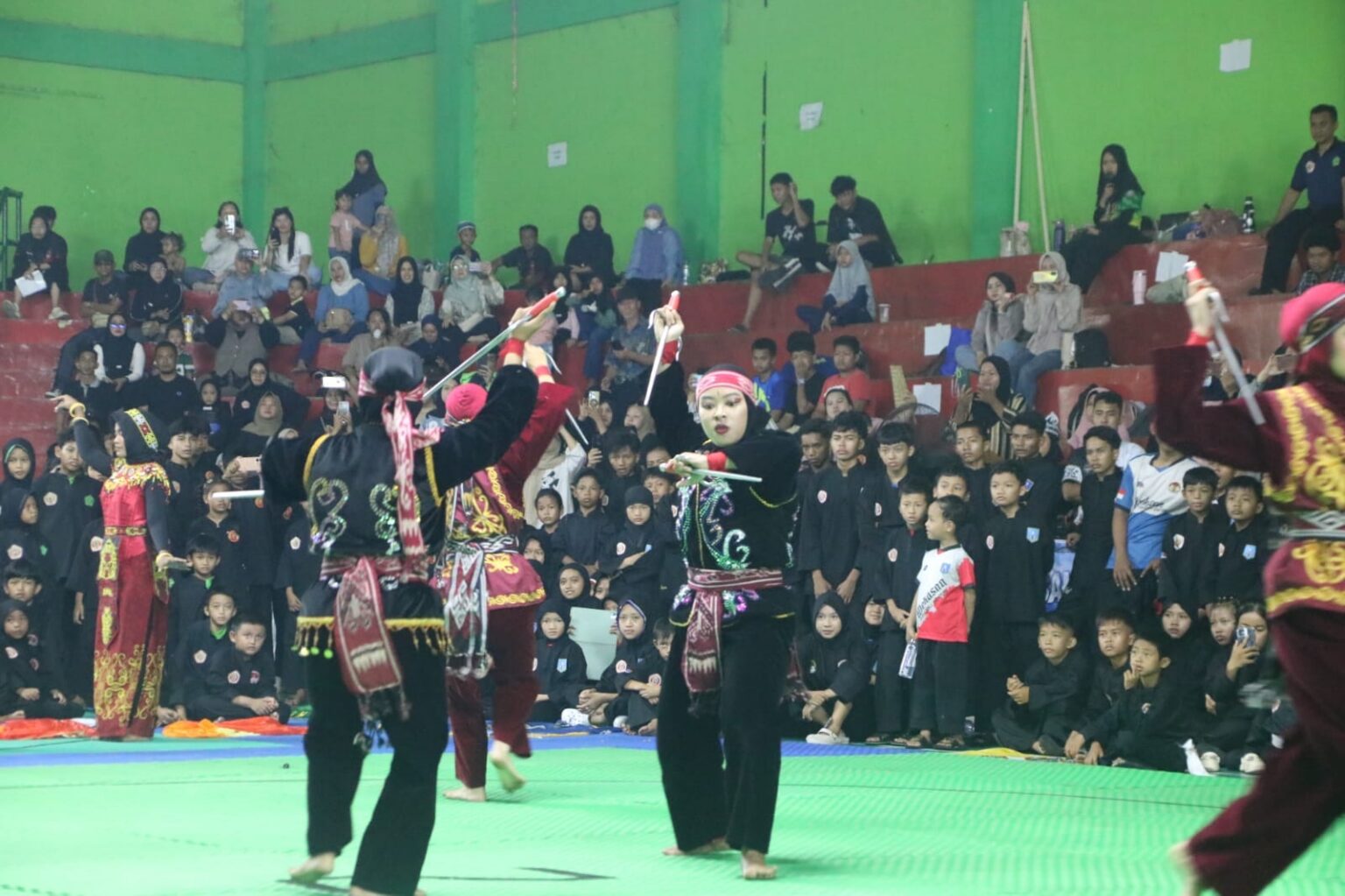 Turnamen Bahasan Cup III Dibuka di GOR Tabrani Ahmad, Ratusan Pesilat Muda Pontianak Bersaing
