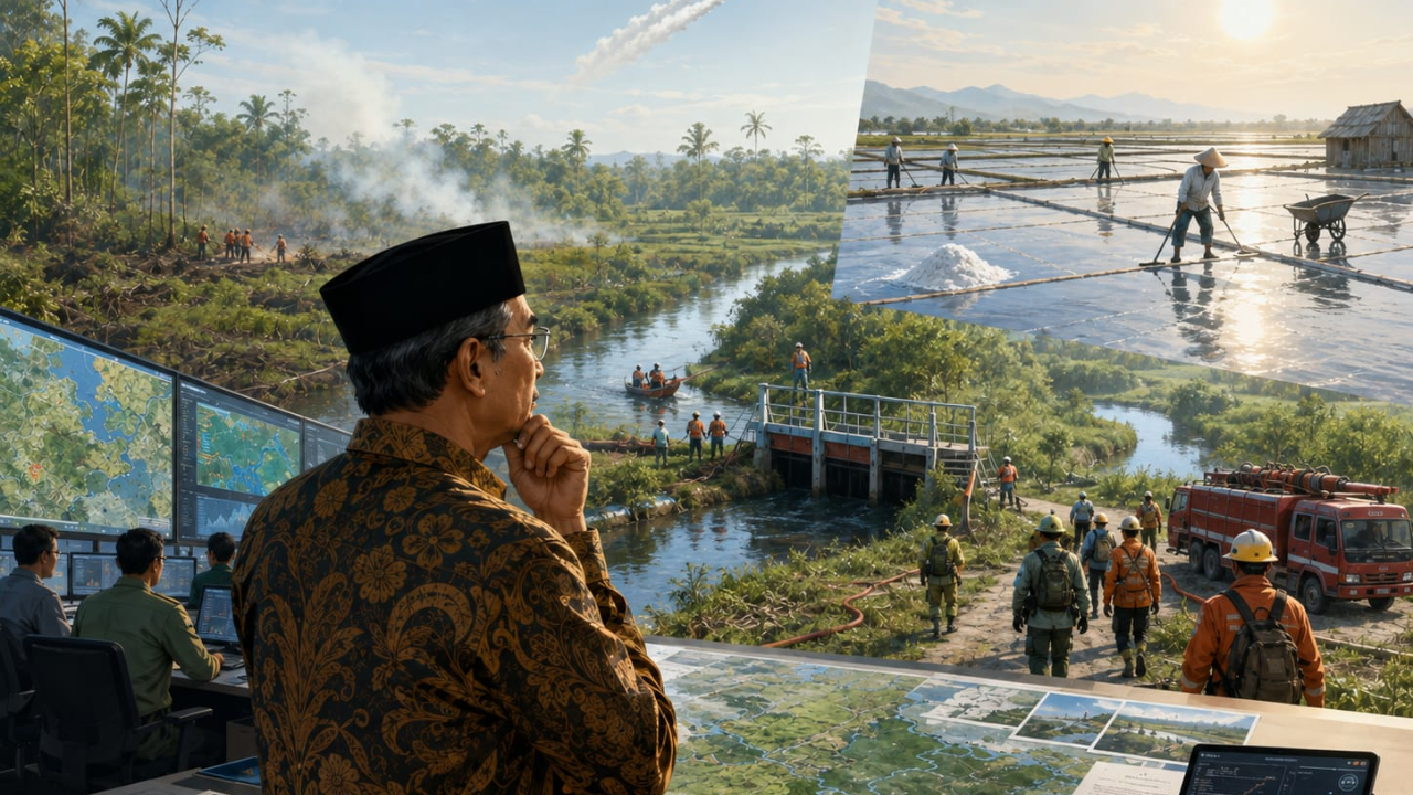 Waspada Tanpa Panik: Membaca Karhutla Kalimantan Dengan Data