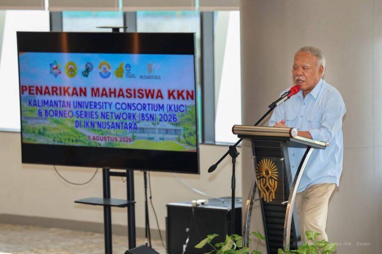 "Otorita IKN meresmikan penarikan 34 mahasiswa KKN Bersama KUC-BSN 2026 setelah menyelesaikan program magang dan pengabdian di Nusantara."