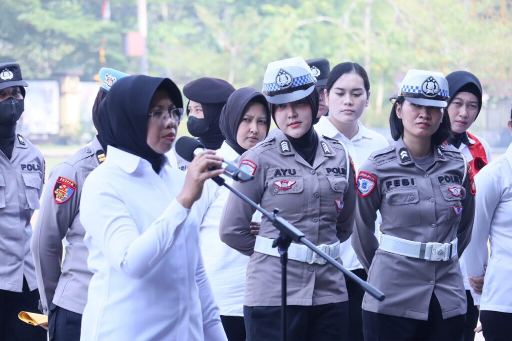Pakor Polwan Polda Kalbar Gelar Gaktibplin, Periksa Disiplin dan Sikap Tampang Personel