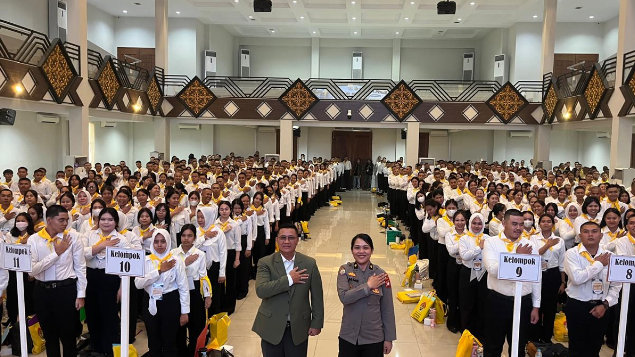 Polda Kalbar Bekali Mahasiswa Baru UPB Pontianak Wawasan Kebangsaan