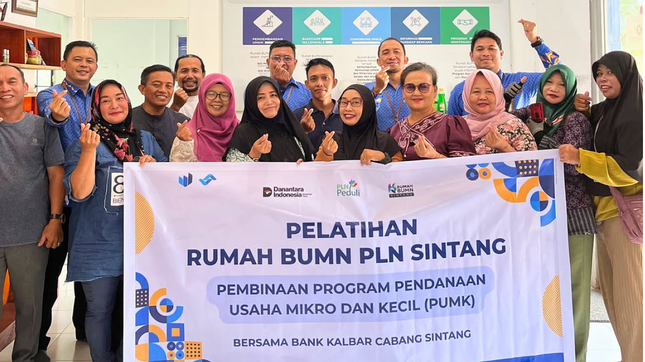 Dorong UMKM Naik Kelas, Rumah BUMN PLN Sintang dan Bank Kalbar Gelar Pembinaan PUMK