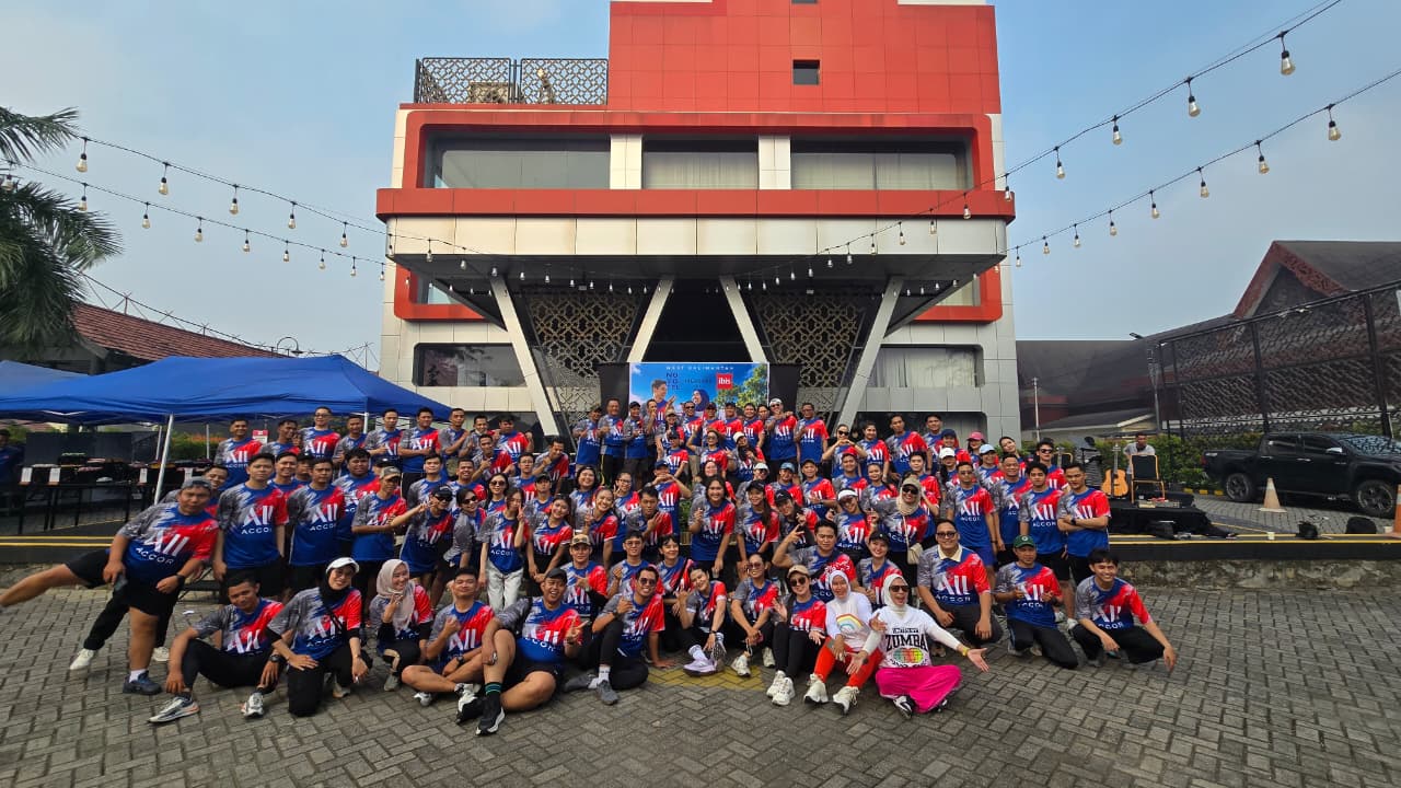 Sambut HUT ke-81 RI, Tiga Hotel Accor di Pontianak Gelar Aksi Jalan Sehat