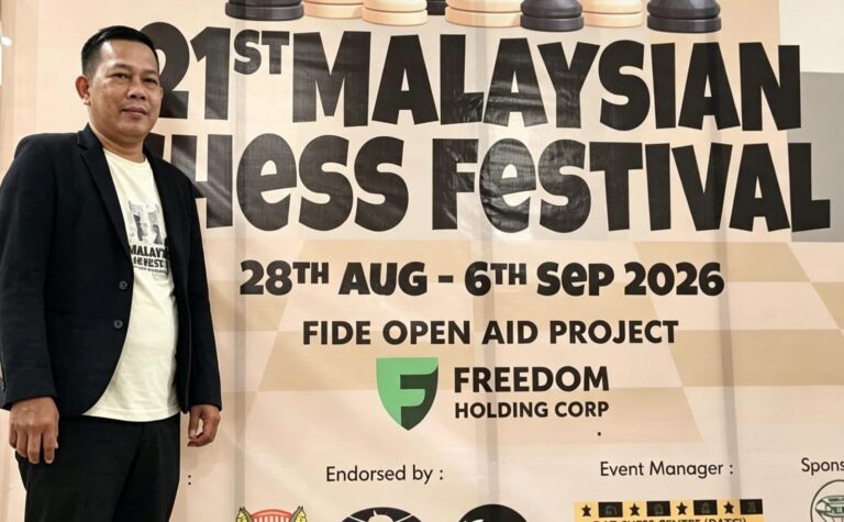 "Wasit catur berlisensi FIDE asal Kalbar Hamdani dipercaya pimpin Malaysian Chess Festival 2026 di Kuala Lumpur bersama tiga pecatur junior daerah."