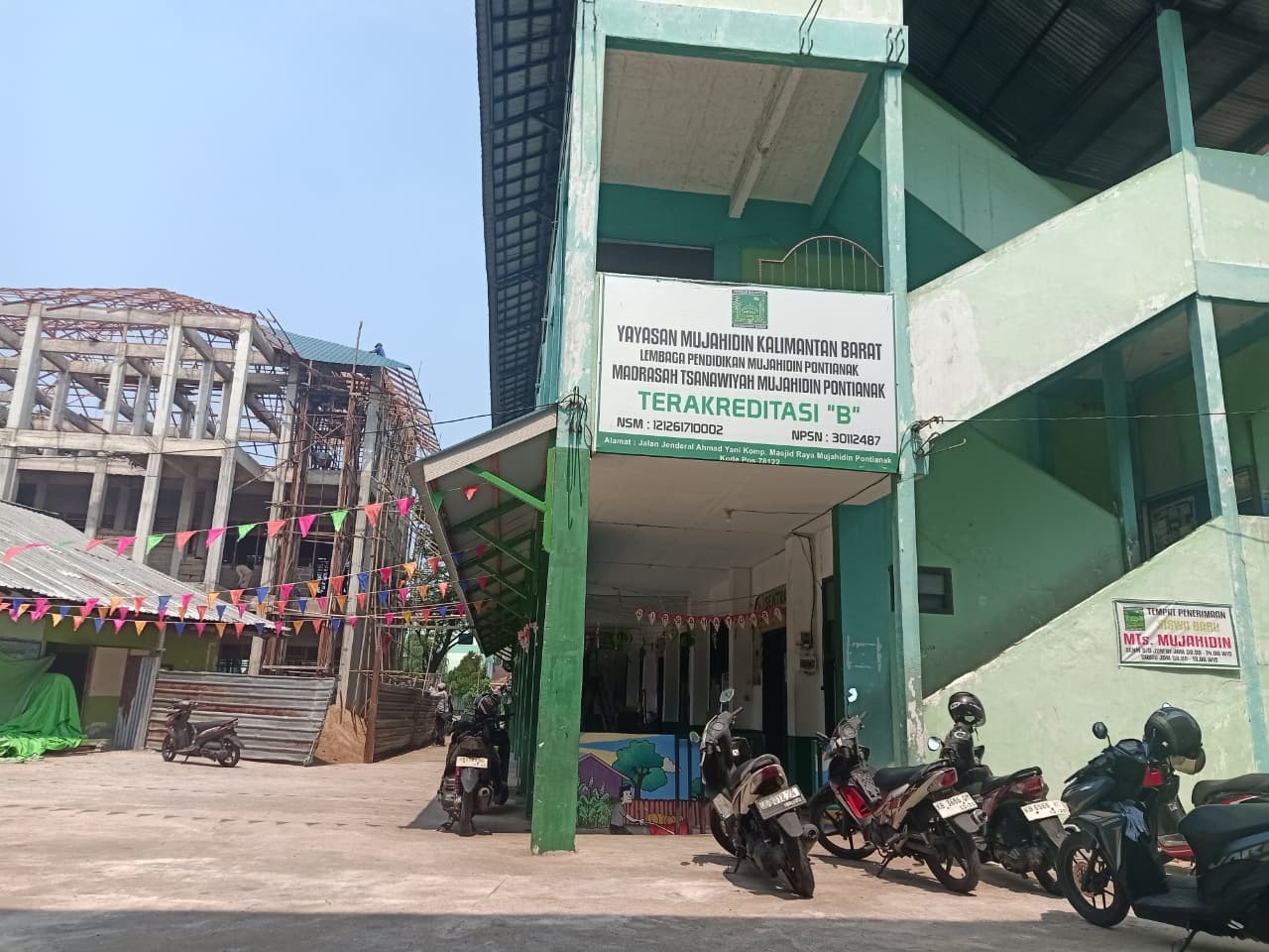 Sebagian Siswa Mujahidin Tetap Melaksanakan Sekolah Tatap Muka di Tengah Asap Karhutla, Disdikbud Kalbar Imbau Kesehatan Siswa
