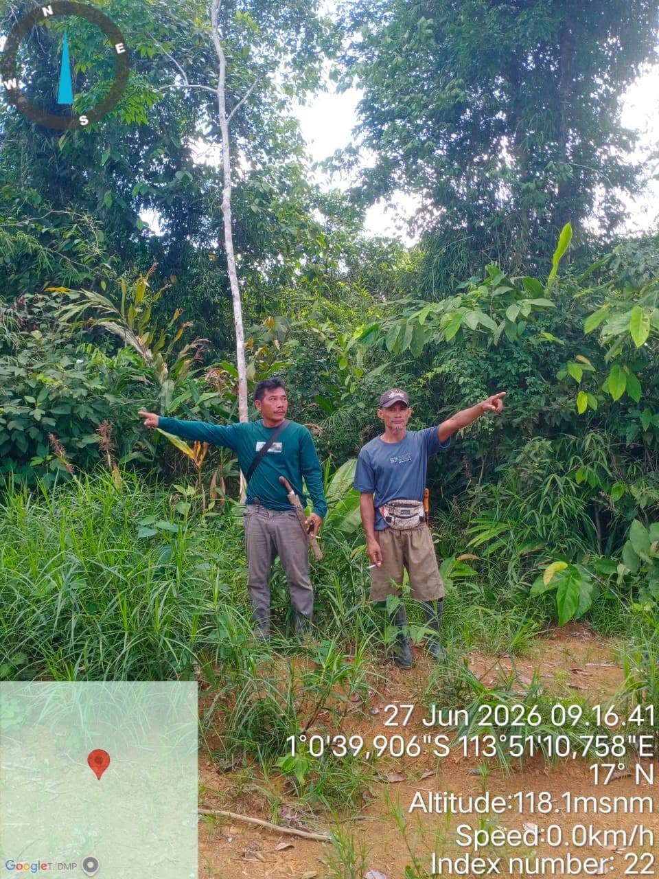 Warga Gunung Mas Mengadu, Kebun Karet Digusur Paksa PT Tewah Bahana Lestari