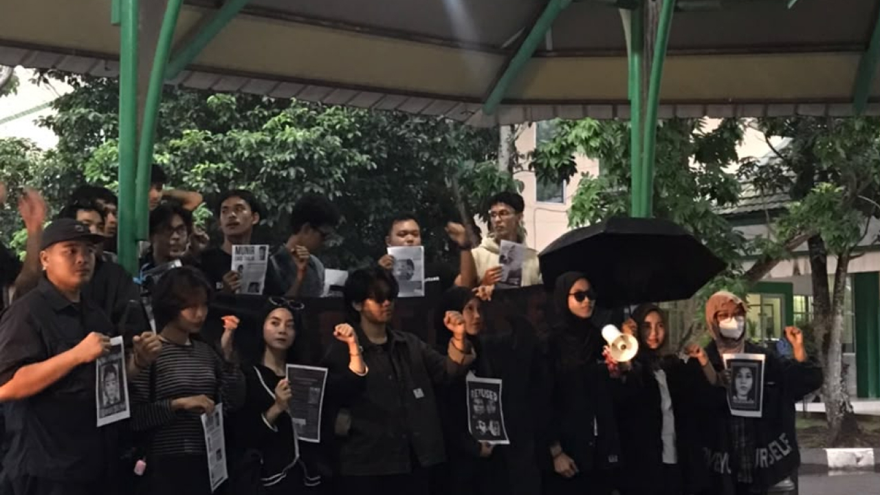 Aksi September Hitam GMNI IAIN Pontianak: Merawat Ingatan HAM dan Soroti Kabut Asap di Kalbar
