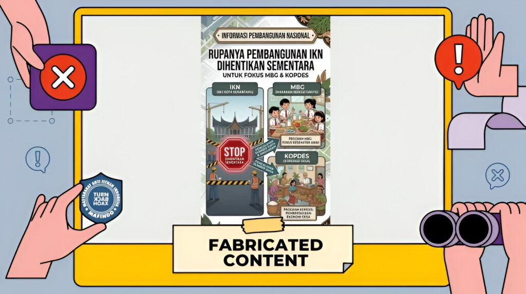 Klaim Pembangunan IKN Dihentikan demi Program MBG dan Koperasi Desa Merupakan Hoaks