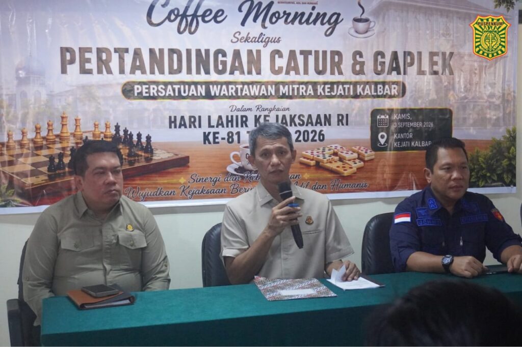 Gelar Coffee Morning, Kejati Kalbar Perkuat Kemitraan Pers dan Komitmen Penegakan Hukum