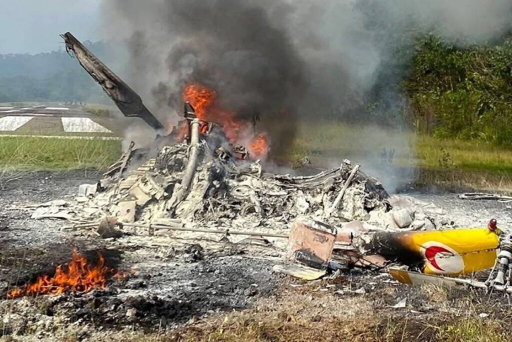 Helikopter Medis Terempas di Sarawak, 5 Penumpang Termasuk Dokter Tewas
