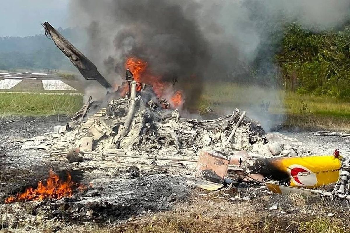 Helikopter Medis Terempas di Sarawak, 5 Penumpang Termasuk Dokter Tewas