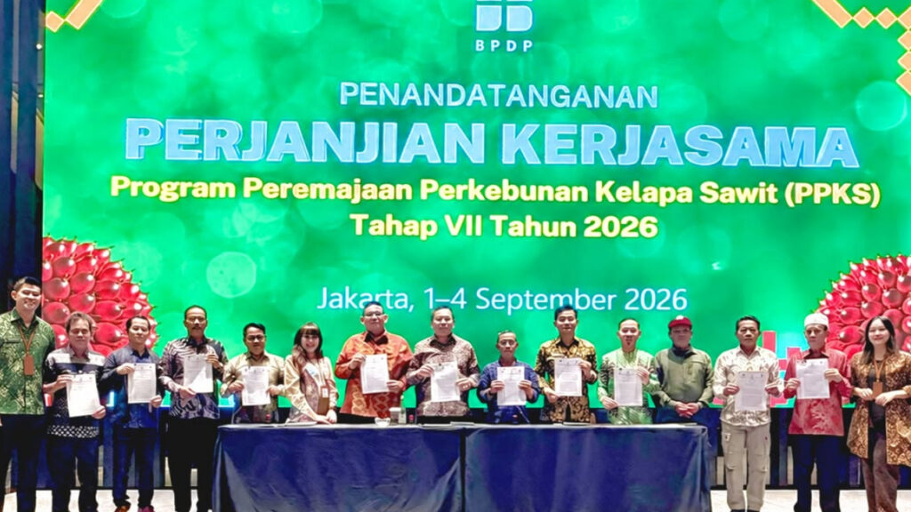 Dorong Kesejahteraan Pekebun Daerah, Bank Kalbar Sepakati PKS 3 Pihak Program PSR Tahap VII