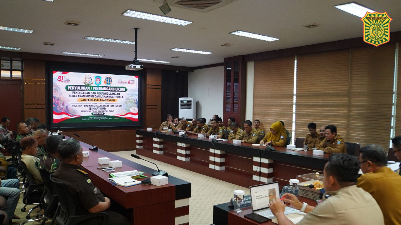 Cegah Karhutla dan Konflik Lahan, Kejati Kalbar Gelar Penyuluhan Hukum di Kubu Raya