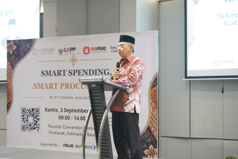 "Sekda Pontianak Amirullah instruksikan pengelola pengadaan kuasai e-katalog versi 6 guna dorong prinsip smart spending dan percepat penyerapan belanja modal APBD."