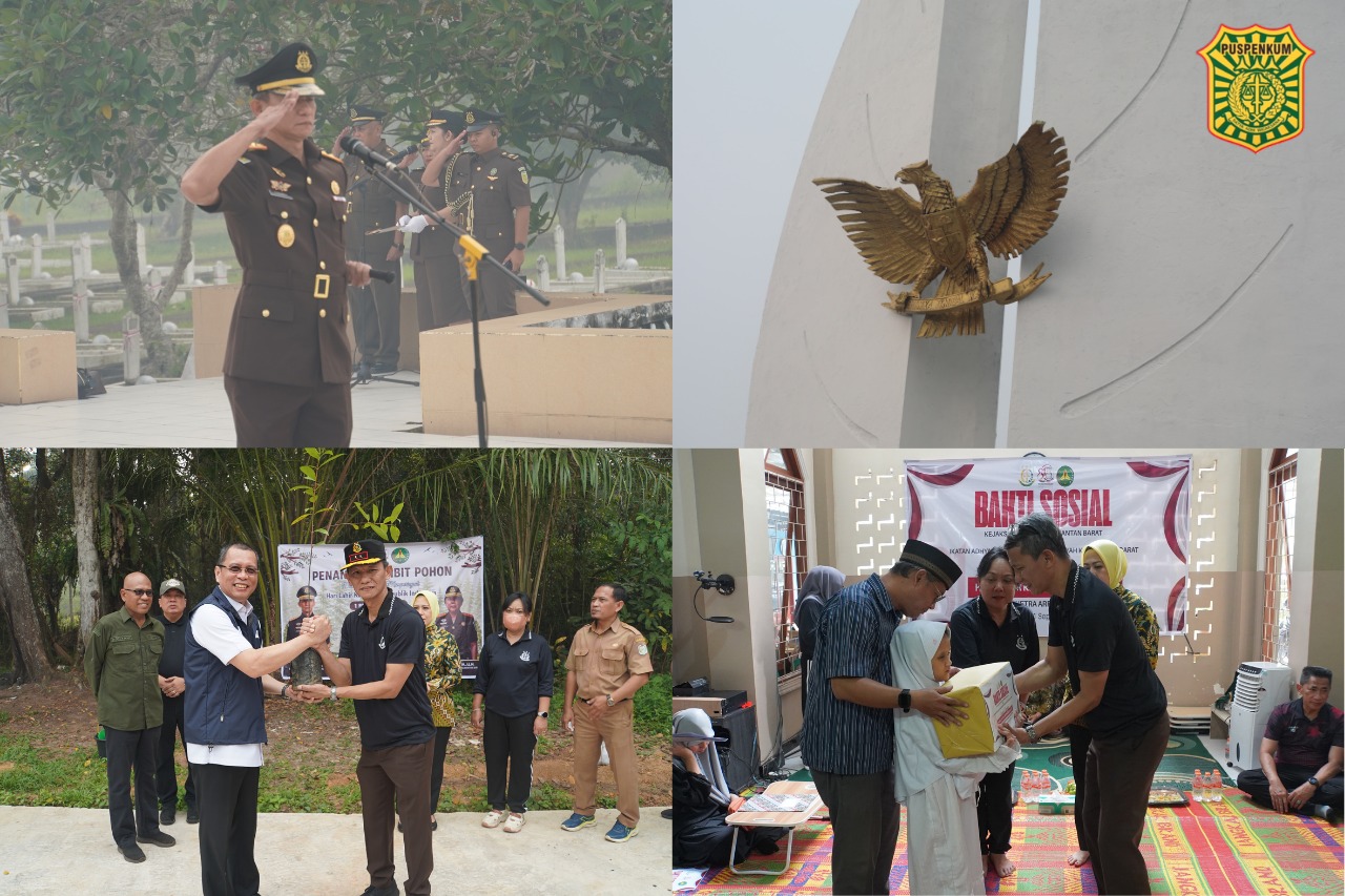 Peringati Hari Lahir ke-81, Kejati Kalbar Ziarah TMP dan Tanam 500 Pohon Endemik