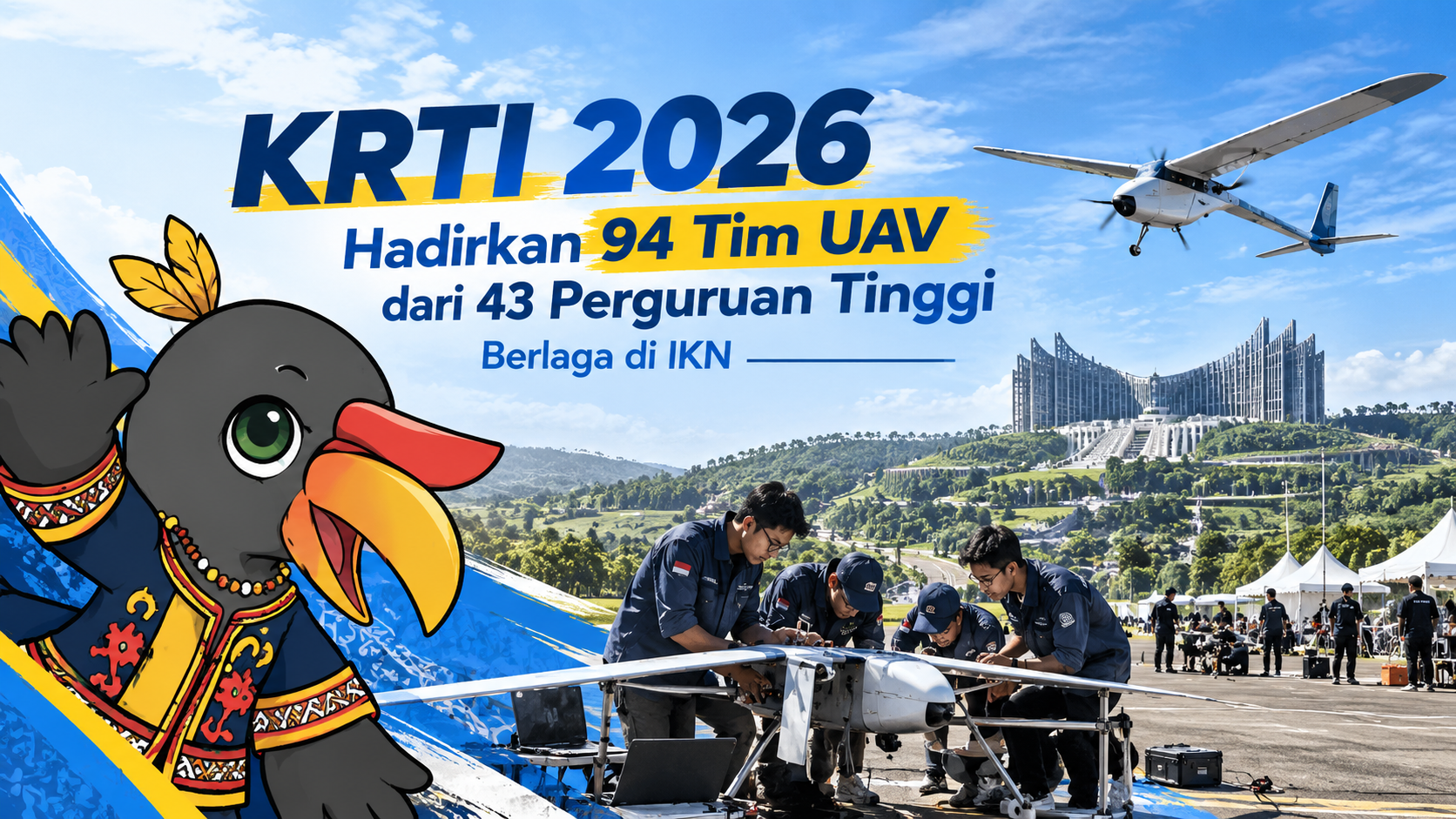 Kontes Robot Terbang Indonesia 2026 Digelar di IKN, Institut Teknologi Kalimantan Jadi Tuan Rumah