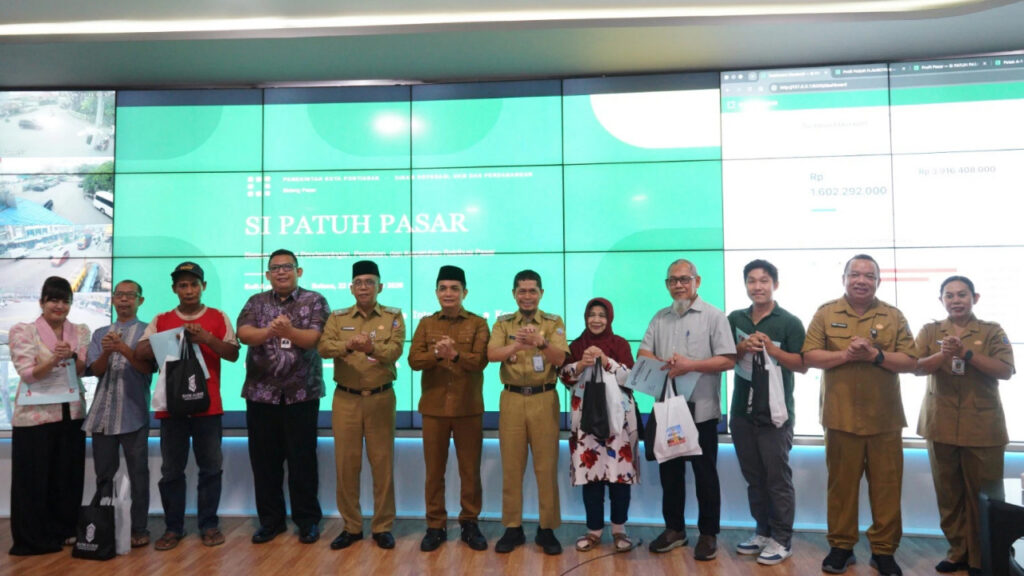 Dukung Digitalisasi Retribusi Pasar, Pemkot Pontianak dan Bank Kalbar Hadirkan SI PATUH PASAR