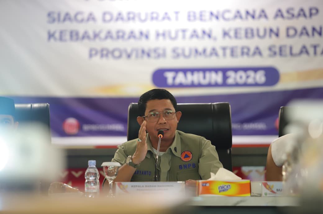 Tangani 1.737 Titik Panas, BNPB Kerahkan 12 Ribu Personel dan 7 Helikopter di Sumsel