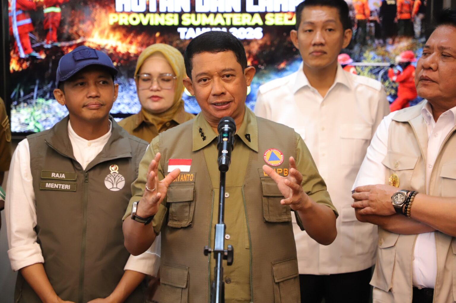 Udara Palembang Sangat Tidak Sehat, BNPB Kerahkan 11 Ribu Personel Gabungan Tangani Karhutla Sumsel