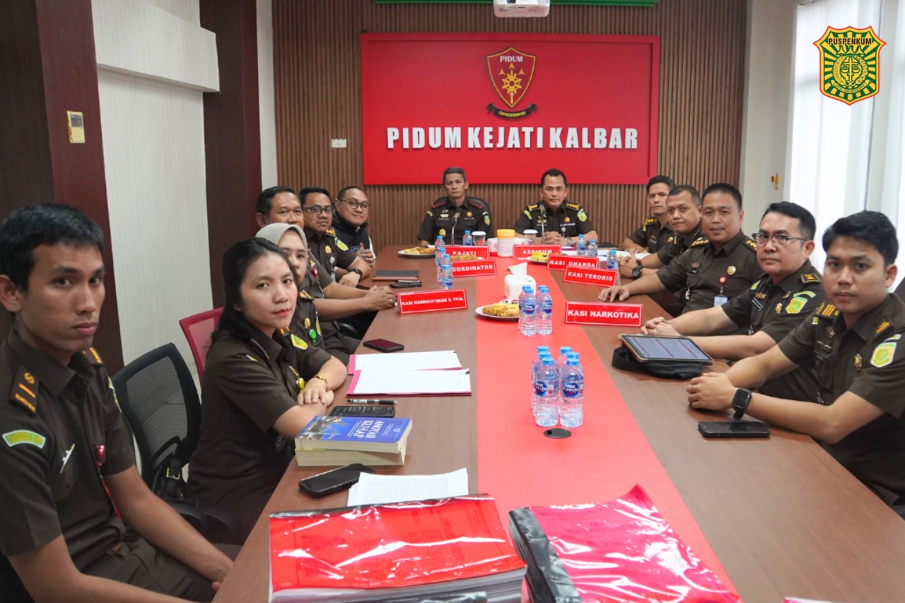 Kejati Kalbar Setujui Dua Perkara Melalui Mekanisme Keadilan Restoratif