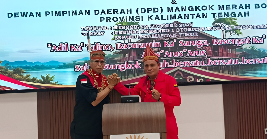 Lantik Pengurus MMBB Kaltim di IKN, Panglima Mian Tekankan Pelestarian Budaya Dayak