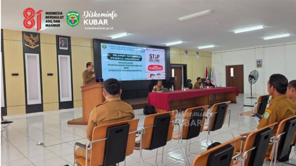 Wujudkan Lingkungan Sekolah Ramah Anak, Disdikbud Kutai Barat Gelar Sosialisasi Pencegahan Perundungan