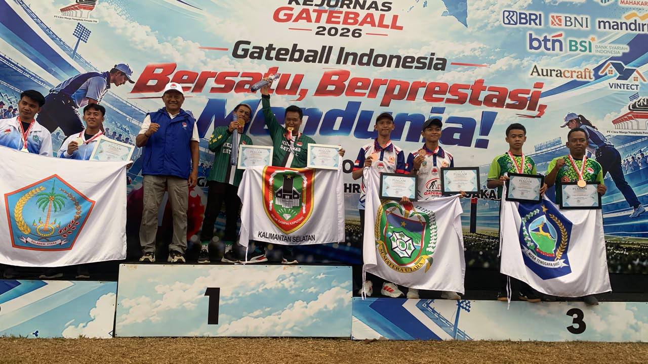 Sabet 5 Medali, Kontingen Gateball Kalsel Tembus Peringkat 5 Nasional di Kejurnas 2026