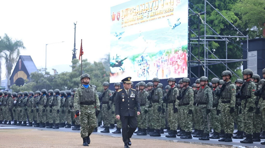 Peringati HUT Ke-81 TNI, Kasdam VI Mulawarman Tekankan Kesiapsiagaan Prajurit Penyangga IKN
