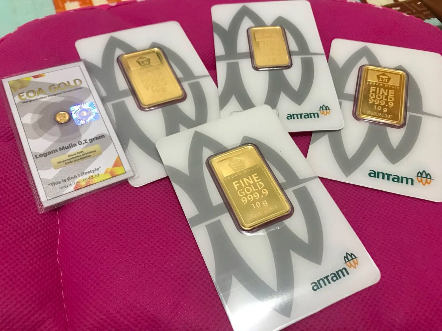 Rebound Usai Melemah, Harga Emas Antam Naik ke Level Rp2.572.000 per Gram